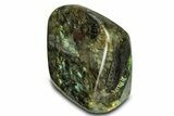 Flashy, Free-Standing Polished Labradorite - Madagascar #274649-1